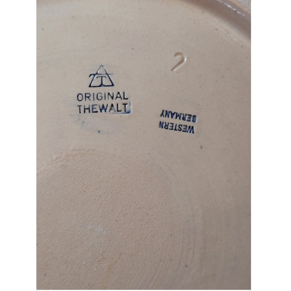 Vintage‎ Christmas Western Germany Weihnachten Salt Glaze 1985 Wall Décor Plate - Picture 10 of 12